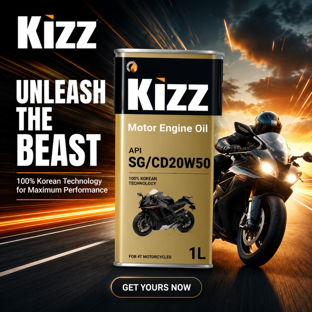 KIZZ Motorcycle Oil — Beast Series — 1L